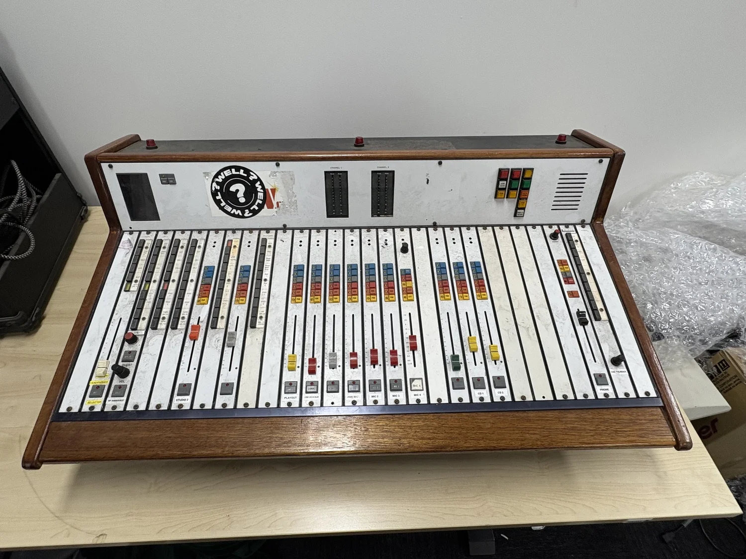 RME Studio Broadcast Audio Mixer from the 1980s Era  Vintage Australian Made  (Ex The ABC )