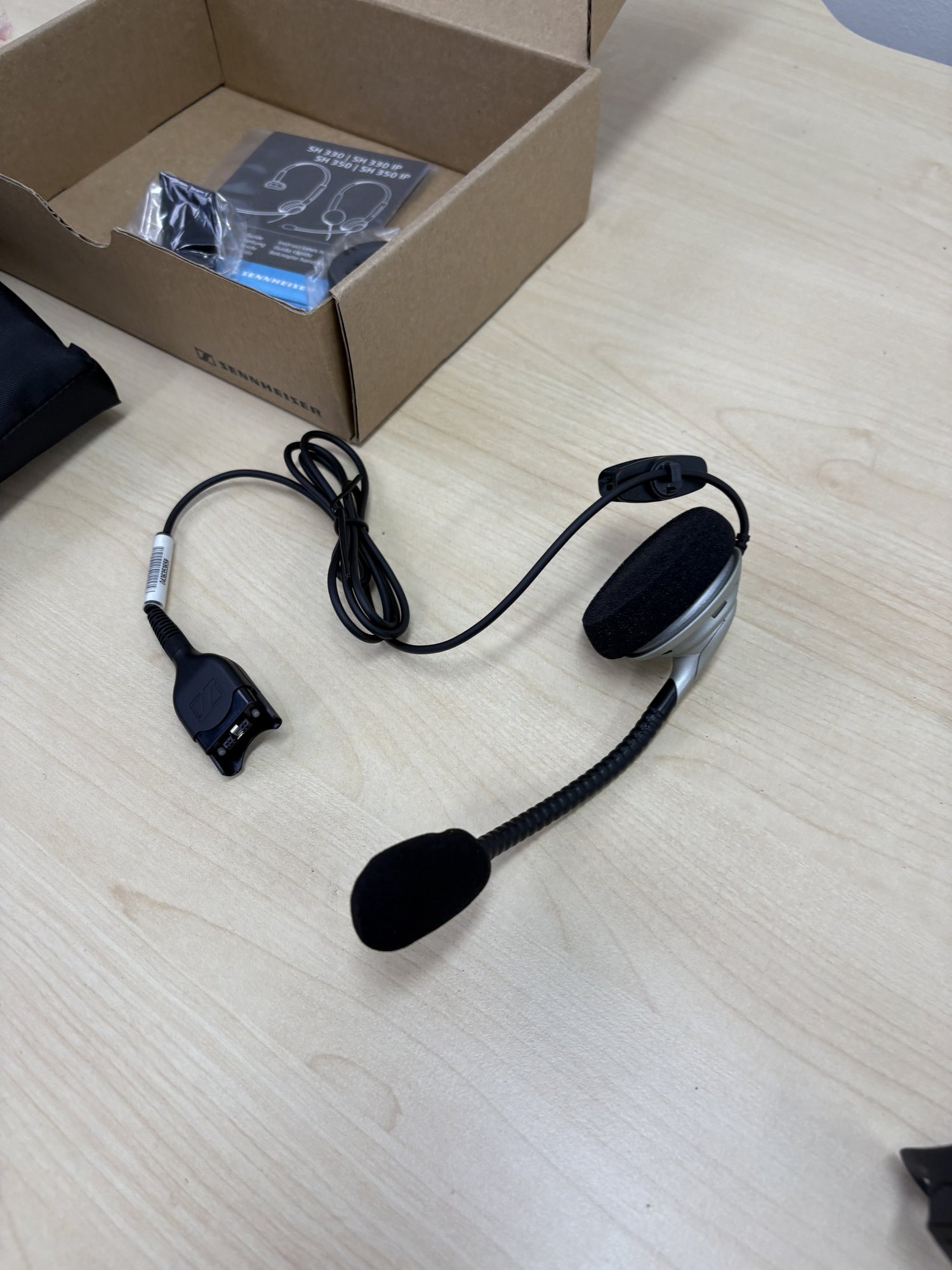 Sennheiser SH330 Monaural Headset Noise Canceling Mic