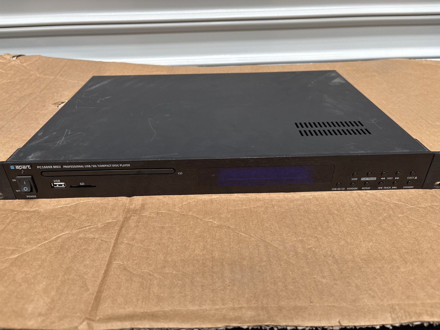 Apart SD, CD, USB  Player , Apart Professional Series Model PC 1,000 R MK2