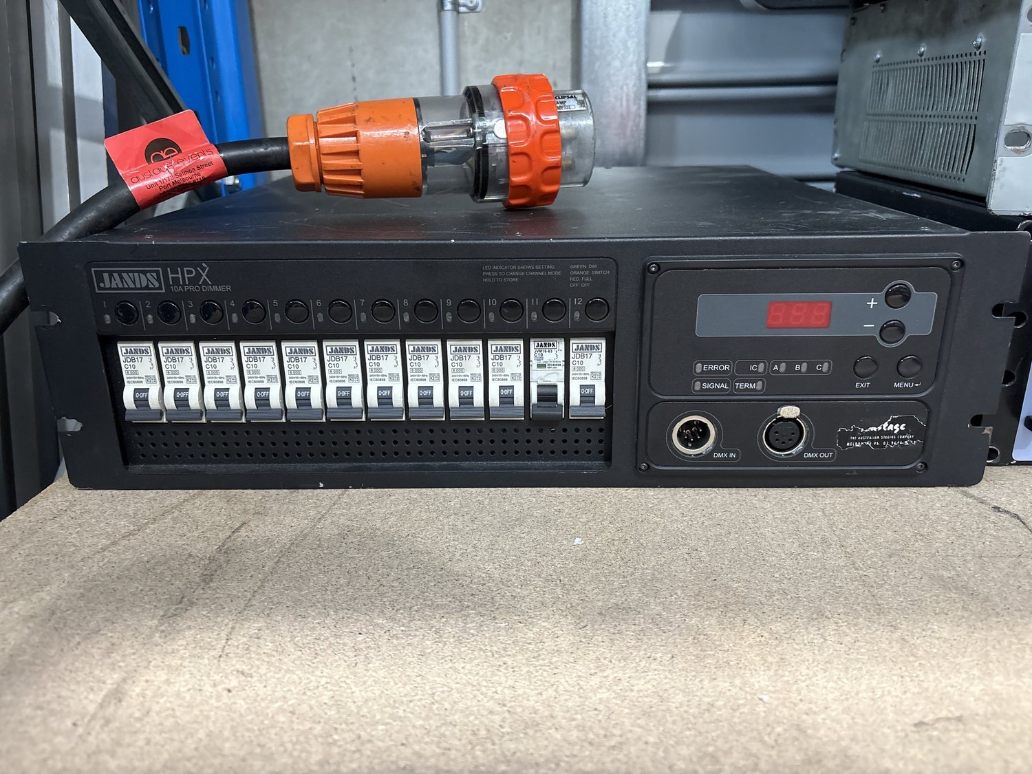 Jands  12 Channel Lighting Dimmer Model: HPX  With Socapex 10 Amp Output