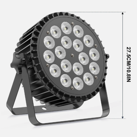 LED  Slim Par 18x   200w   RGB DMX  Stage Lighting