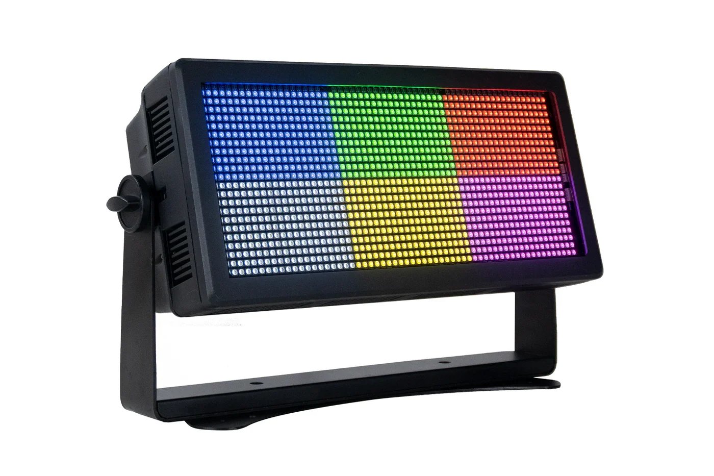 Outdoor Wash Panel Light with 1320 x 0.8W RGBW LEDs, 6 segment control, 120° Beam Angle, IP65, True1 in, 5 pin DMX in/out