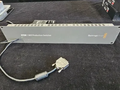 Black Magic  Atem 1 M/E Production Switcher    ( Missing Audio Expansion Cable)