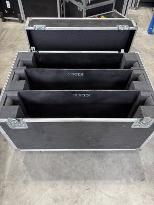 Screen / monitor roadcase 3 compartment