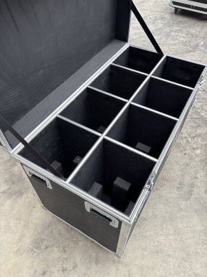 Lighting Profile Case (Suit Source 4) Generic 8 Slot On Wheels With Foam - Unbranded (RC45)