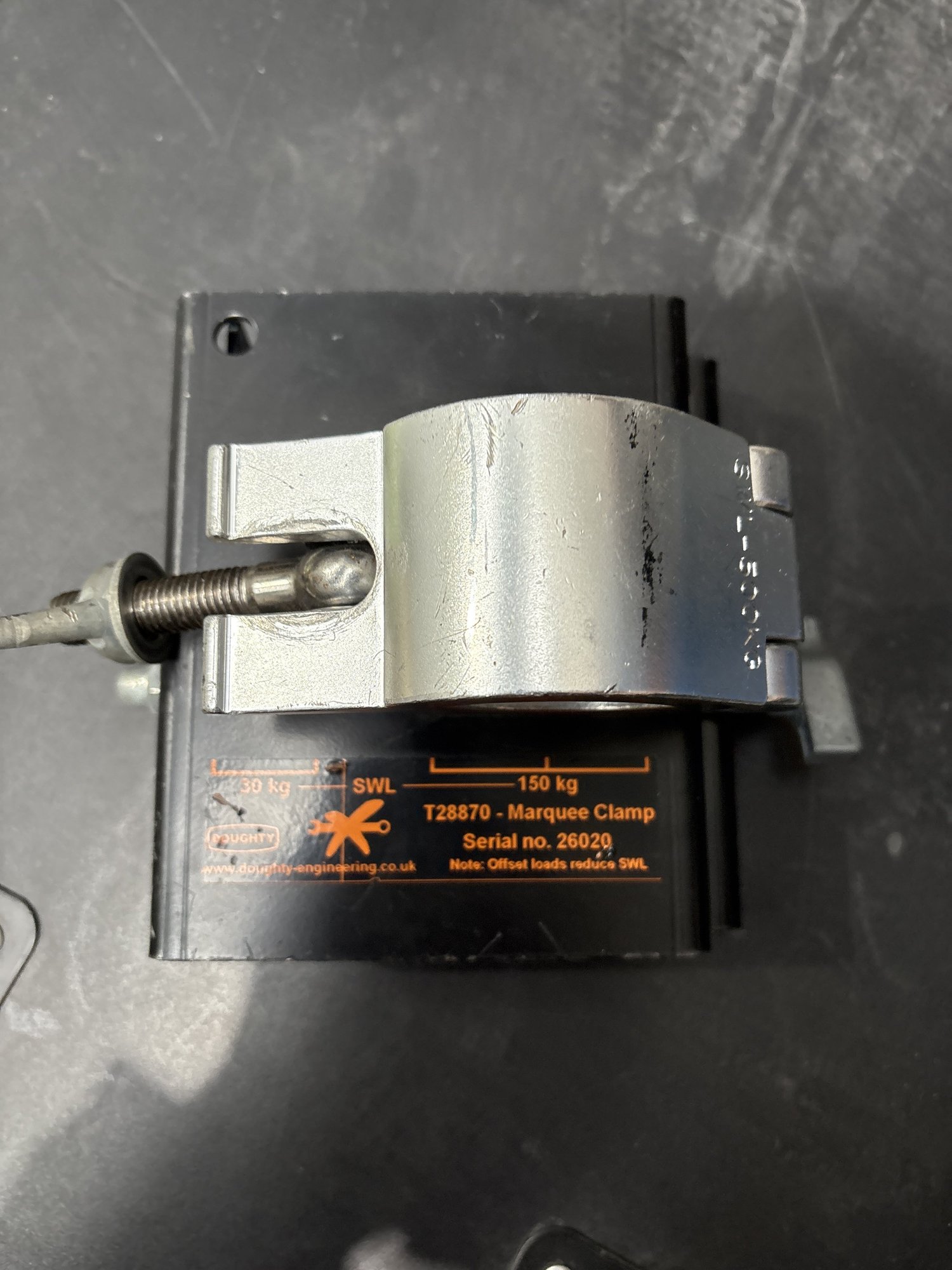 Marquee Clamp Doughty   New  Model: W02044256.      (11 In Stock)