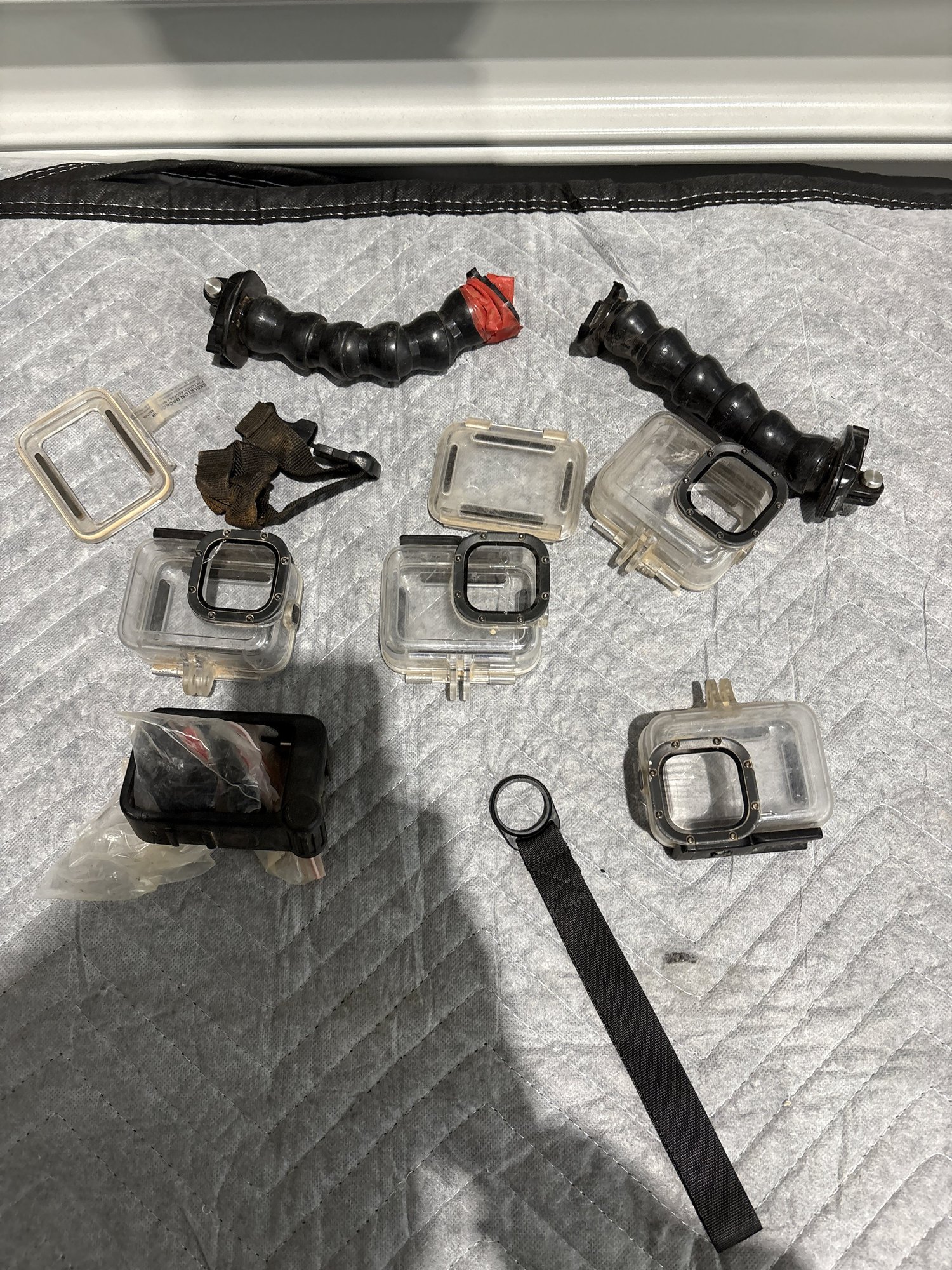GoPro Assorted Cases and Parts Pieces Suit Large Camera