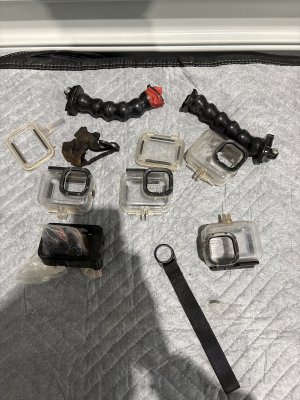 GoPro Assorted Cases and Parts Pieces Suit Large Camera