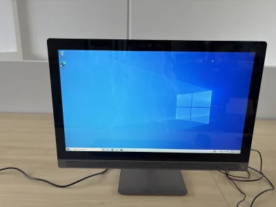 HP  Touch Screen Computer 24” AMD 8gb 256ssd!